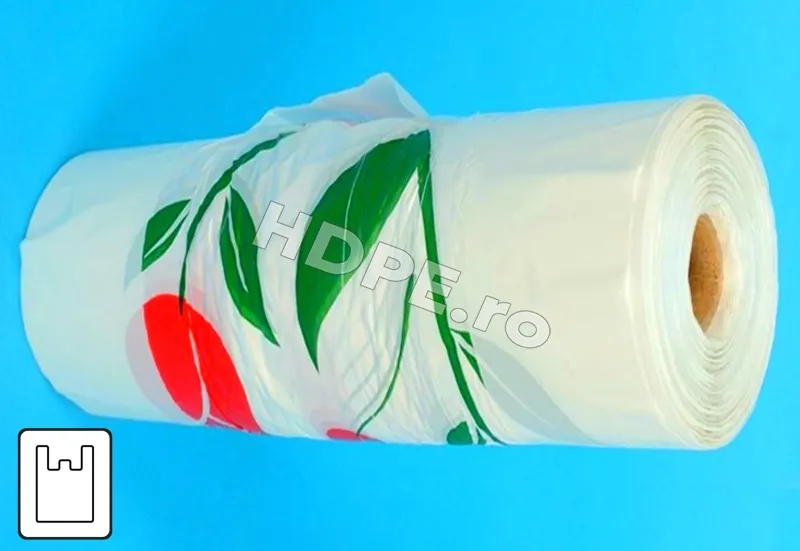 PUNGI MAIEU PE ROLA DIN PLASTIC ALBE TRANSPARENTE SI COLORATE