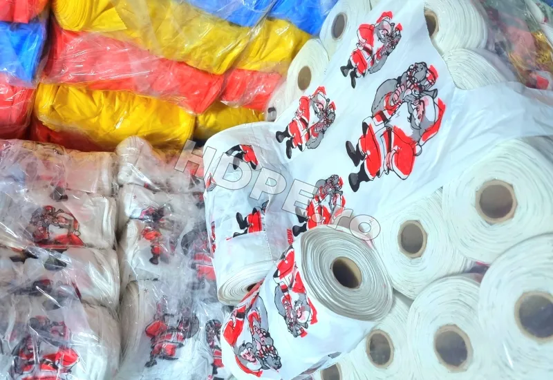 PUNGI SACOSE MOS CRACIUN SANTA SĂRBĂTORI FERICITE LA MULT ANI! DIN PLASTIC HDPE LDPE